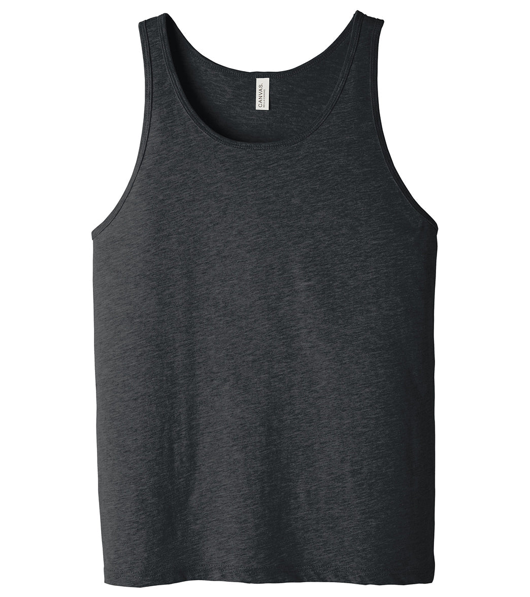 Bella + Canvas Unisex Jersey Tank - Dark Grey Heather - L