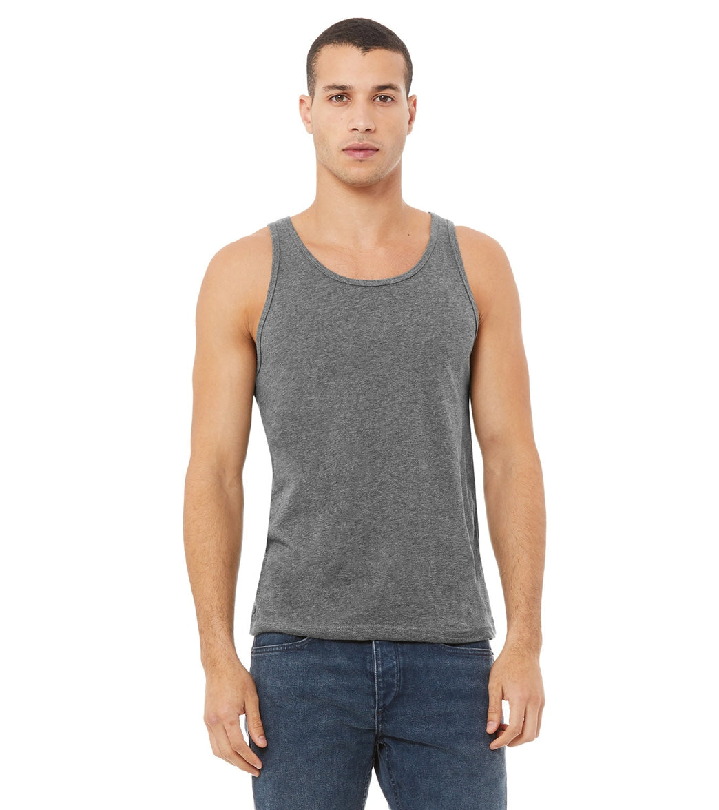Bella + Canvas Unisex Jersey Tank - Deep Heather - L