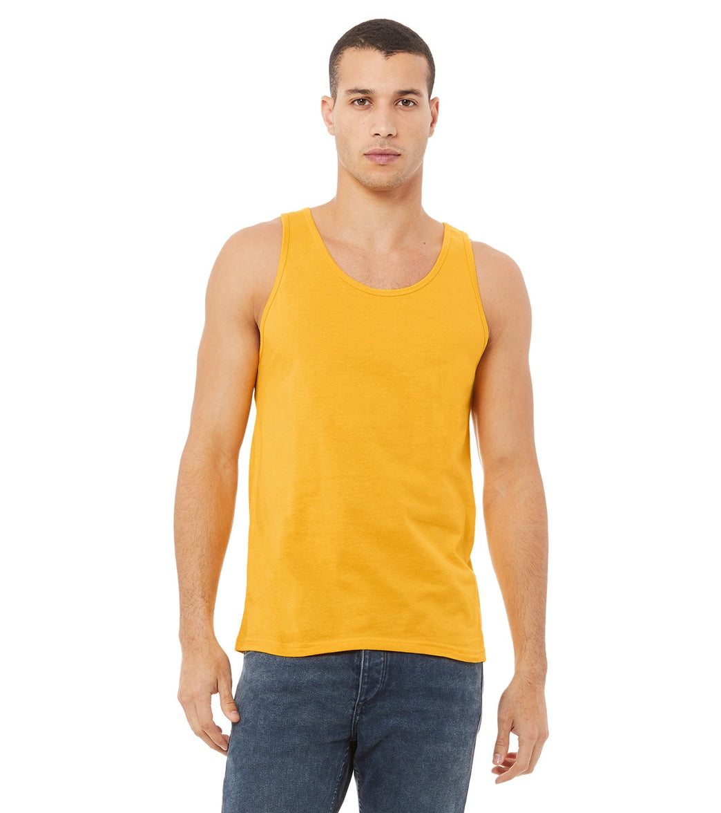 Bella + Canvas Unisex Jersey Tank - Gold - L