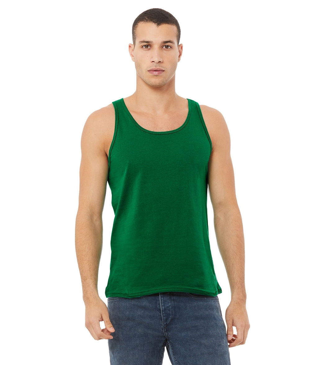 Bella + Canvas Unisex Jersey Tank - Kelly - L