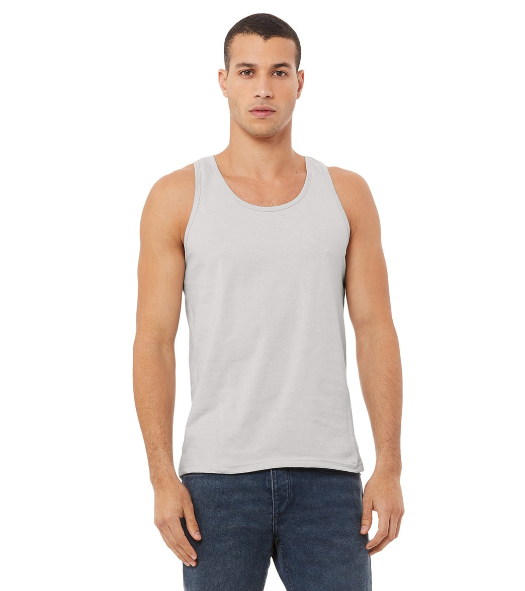 Bella + Canvas Unisex Jersey Tank - Silver - L