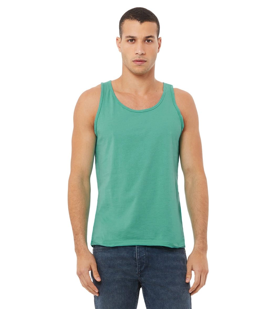 Bella + Canvas Unisex Jersey Tank - Teal - L