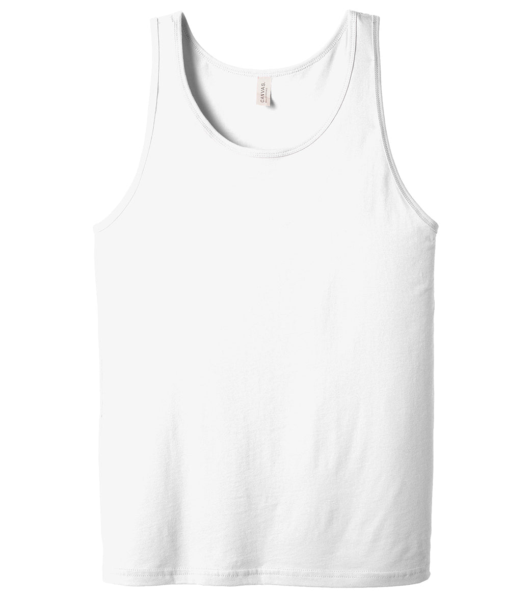 Bella + Canvas Unisex Jersey Tank - White - L