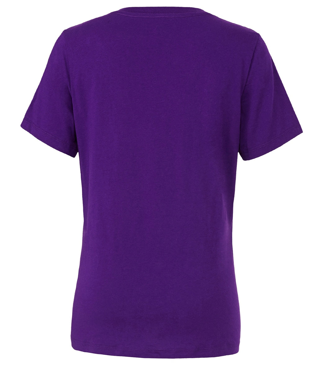Bella + Canvas Women's Relaxed Jersey V-Neck T-Shirt