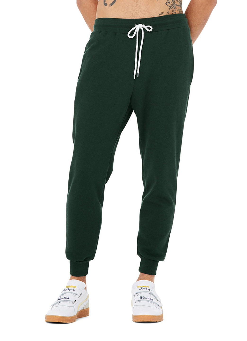 Bella + Canvas Unisex Jogger Sweatpants - Forest - L