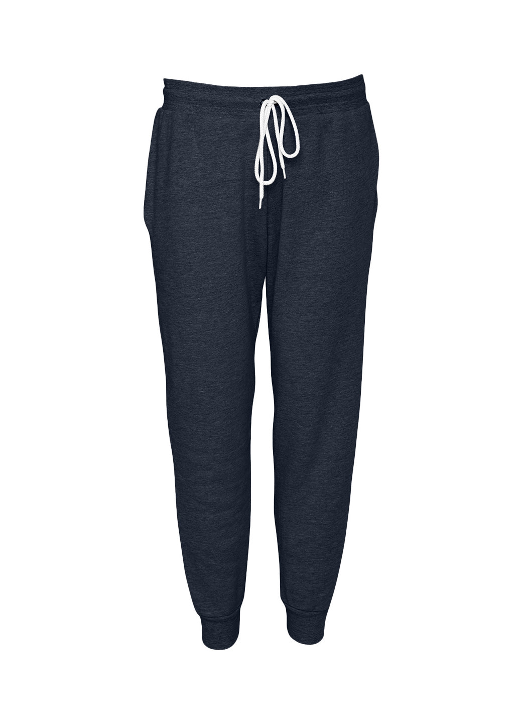 Bella + Canvas Unisex Jogger Sweatpants - Heather Navy - L