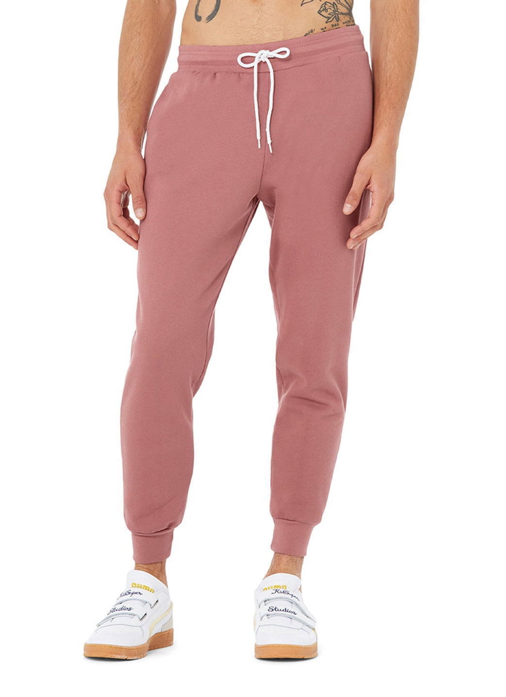 Bella + Canvas Unisex Jogger Sweatpants - Mauve - L