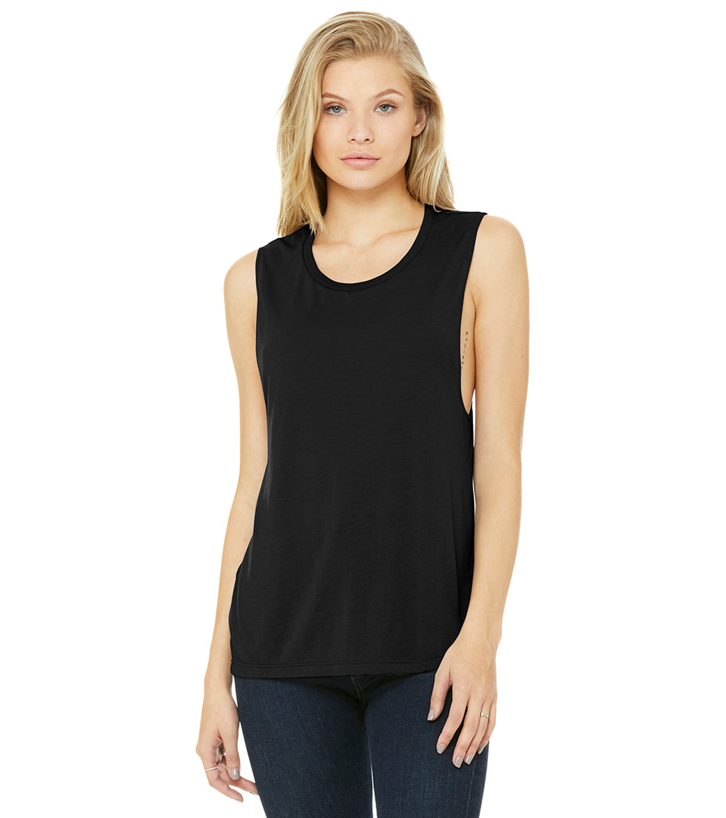 Bella + Canvas Women’s Flowy Scoop Muscle Tank