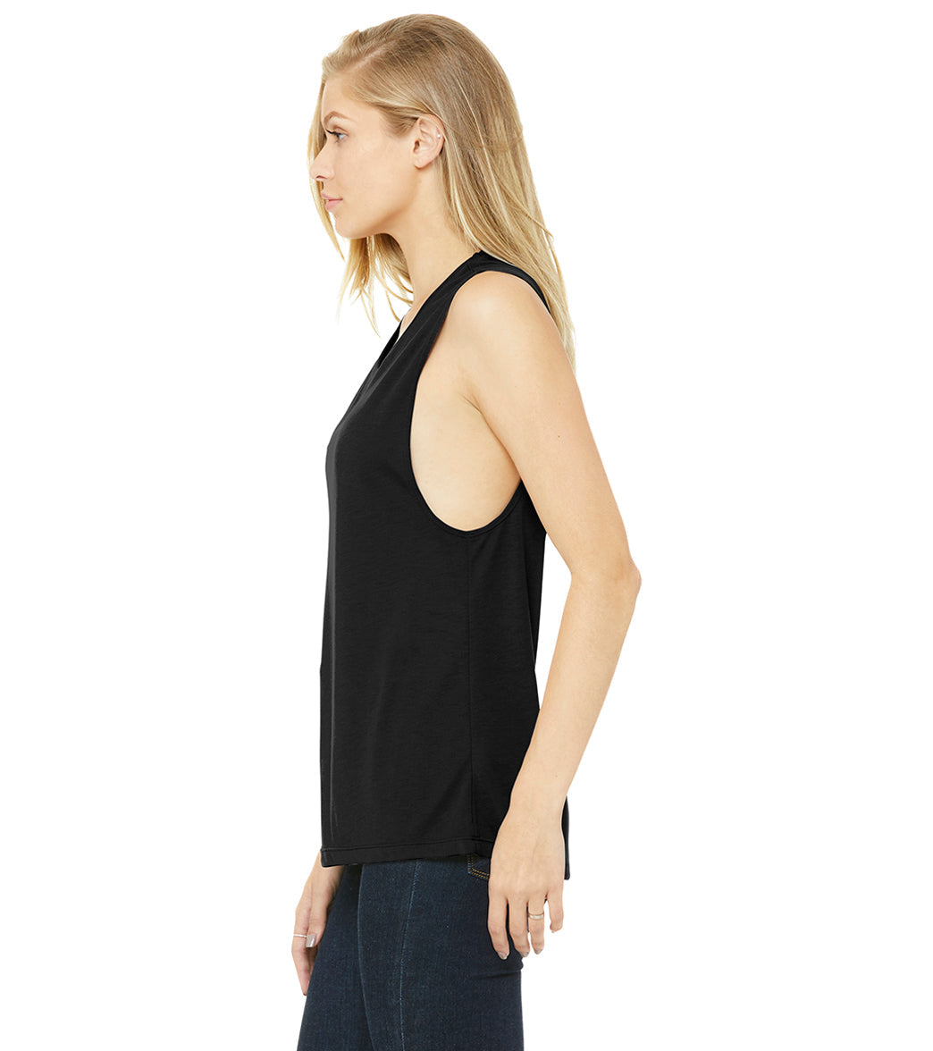 Bella + Canvas Women’s Flowy Scoop Muscle Tank