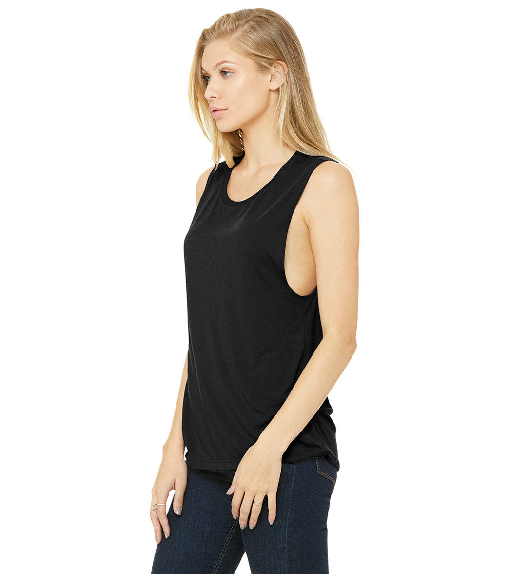 Bella + Canvas Women’s Flowy Scoop Muscle Tank