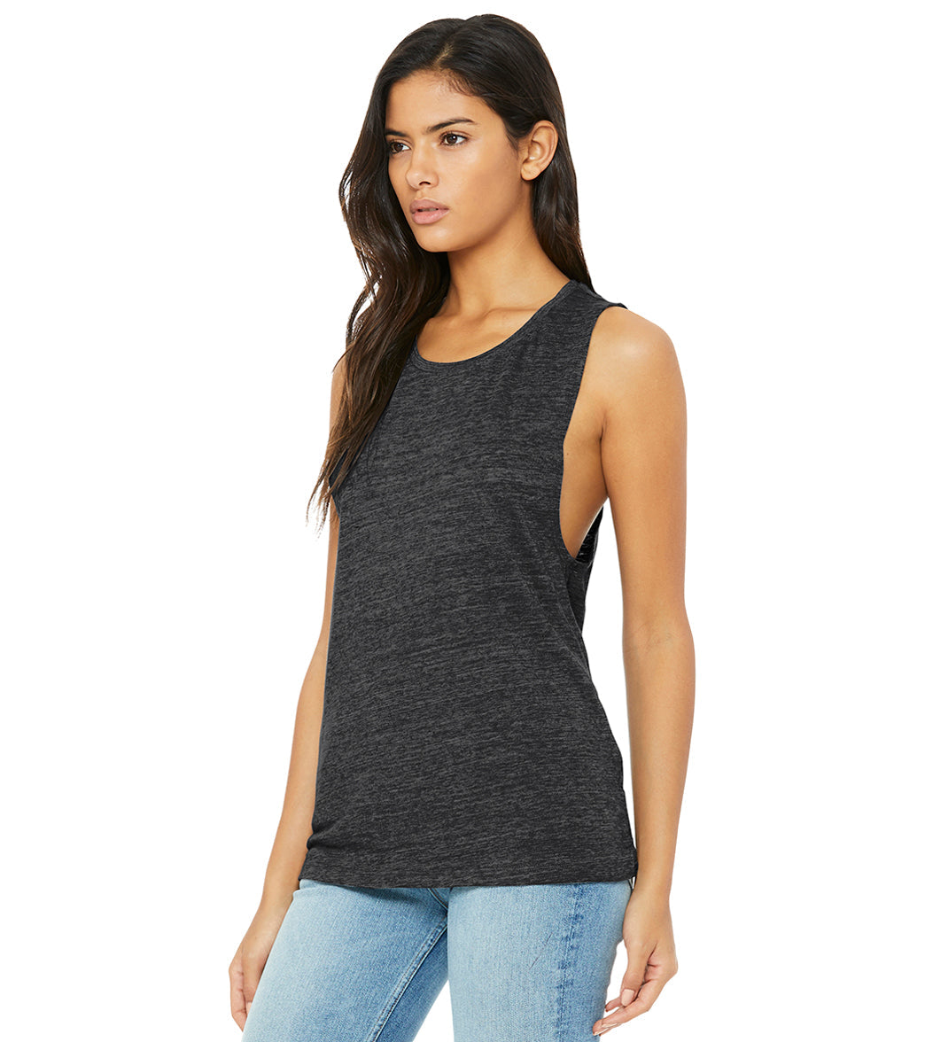 Bella + Canvas Women’s Flowy Scoop Muscle Tank