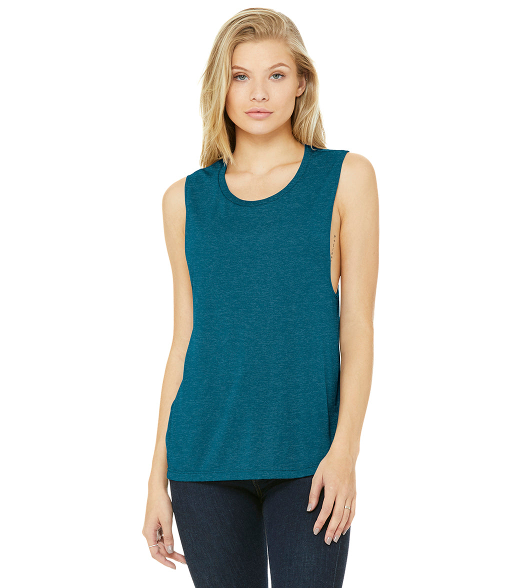 Bella + Canvas Women’s Flowy Scoop Muscle Tank