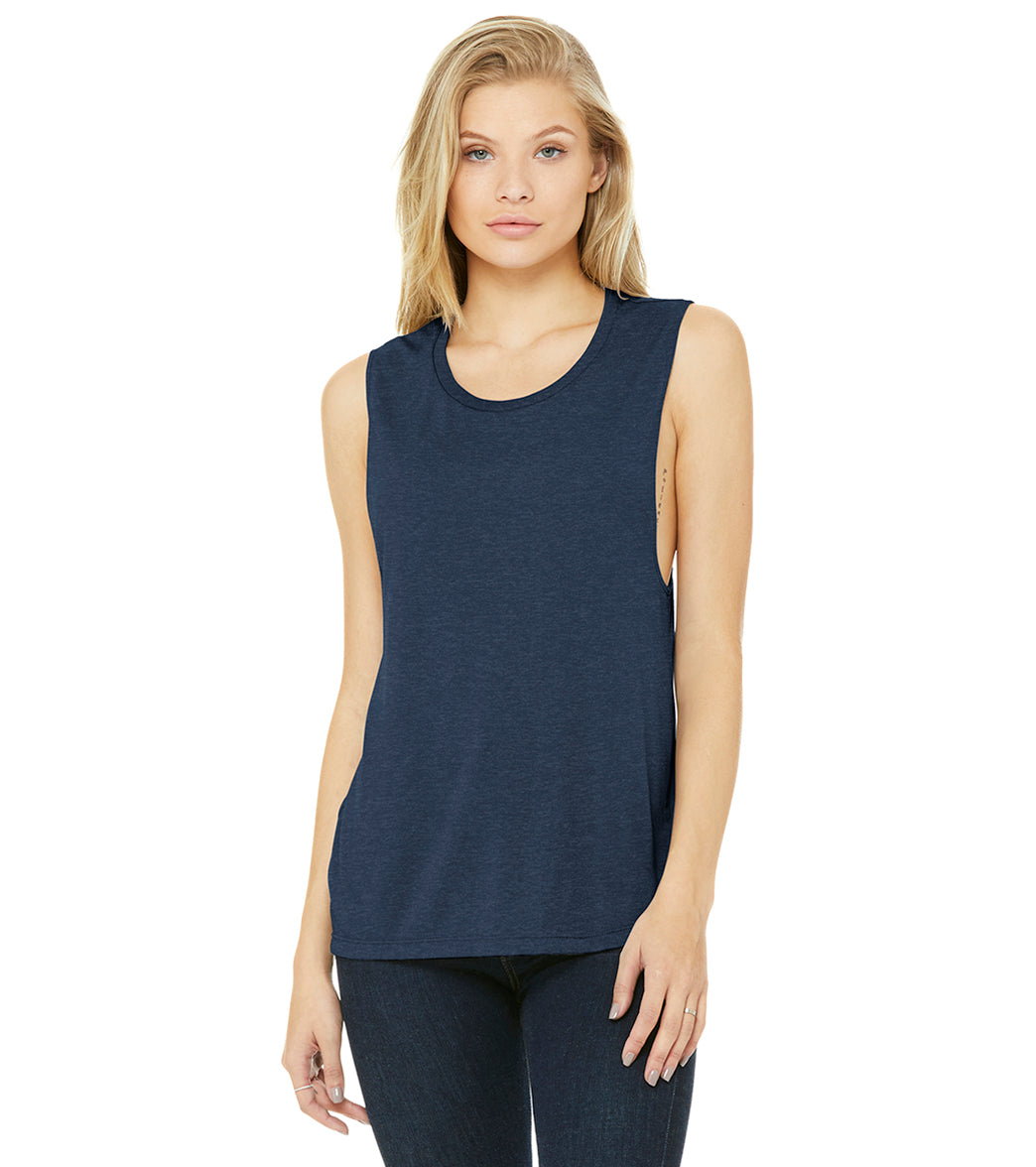 Bella + Canvas Women’s Flowy Scoop Muscle Tank