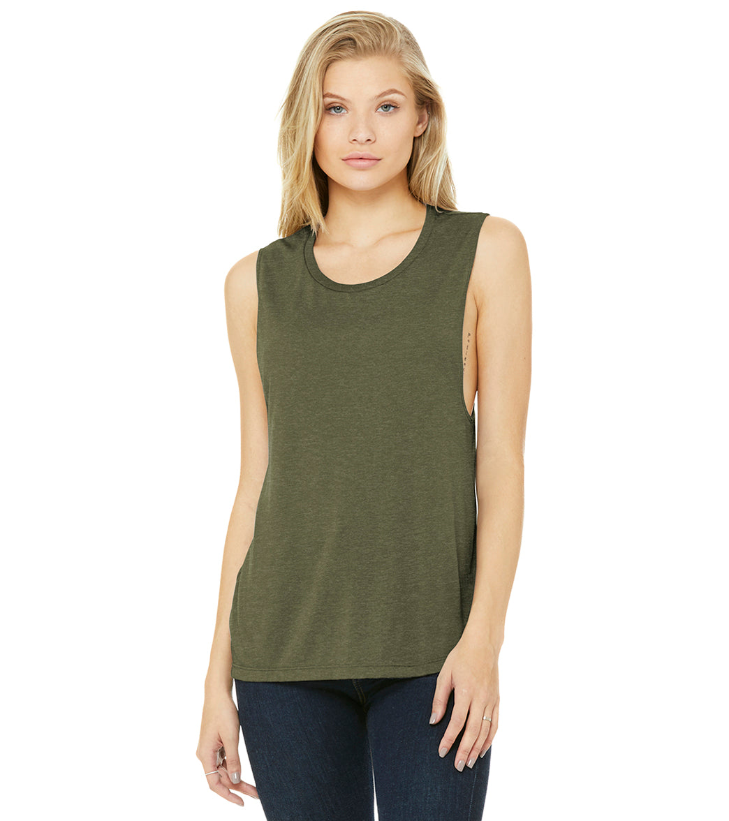 Bella + Canvas Women’s Flowy Scoop Muscle Tank