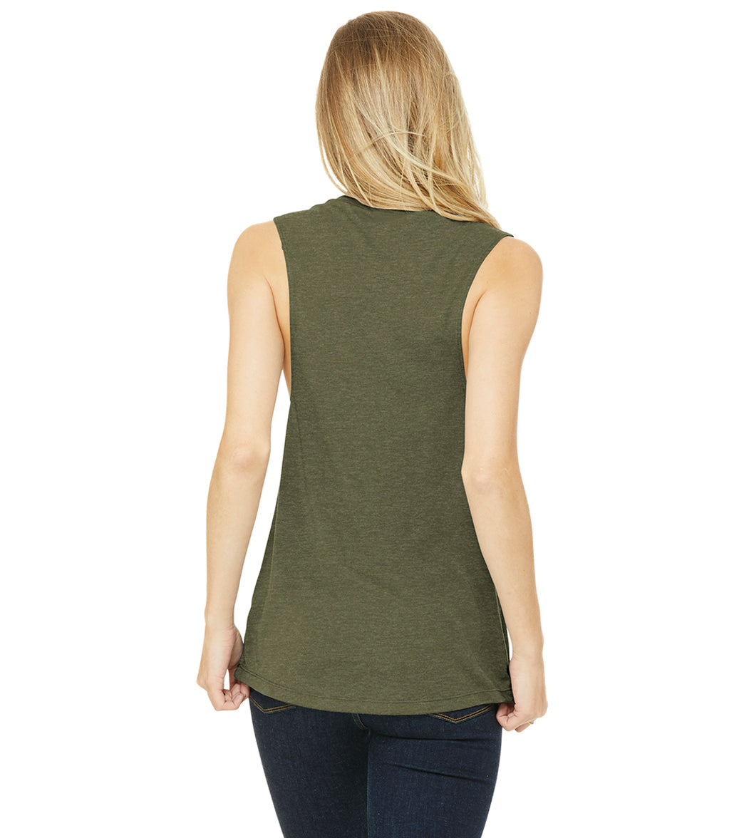 Bella + Canvas Women’s Flowy Scoop Muscle Tank
