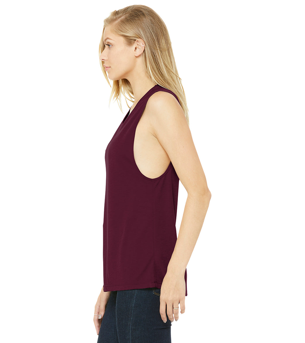 Bella + Canvas Women’s Flowy Scoop Muscle Tank