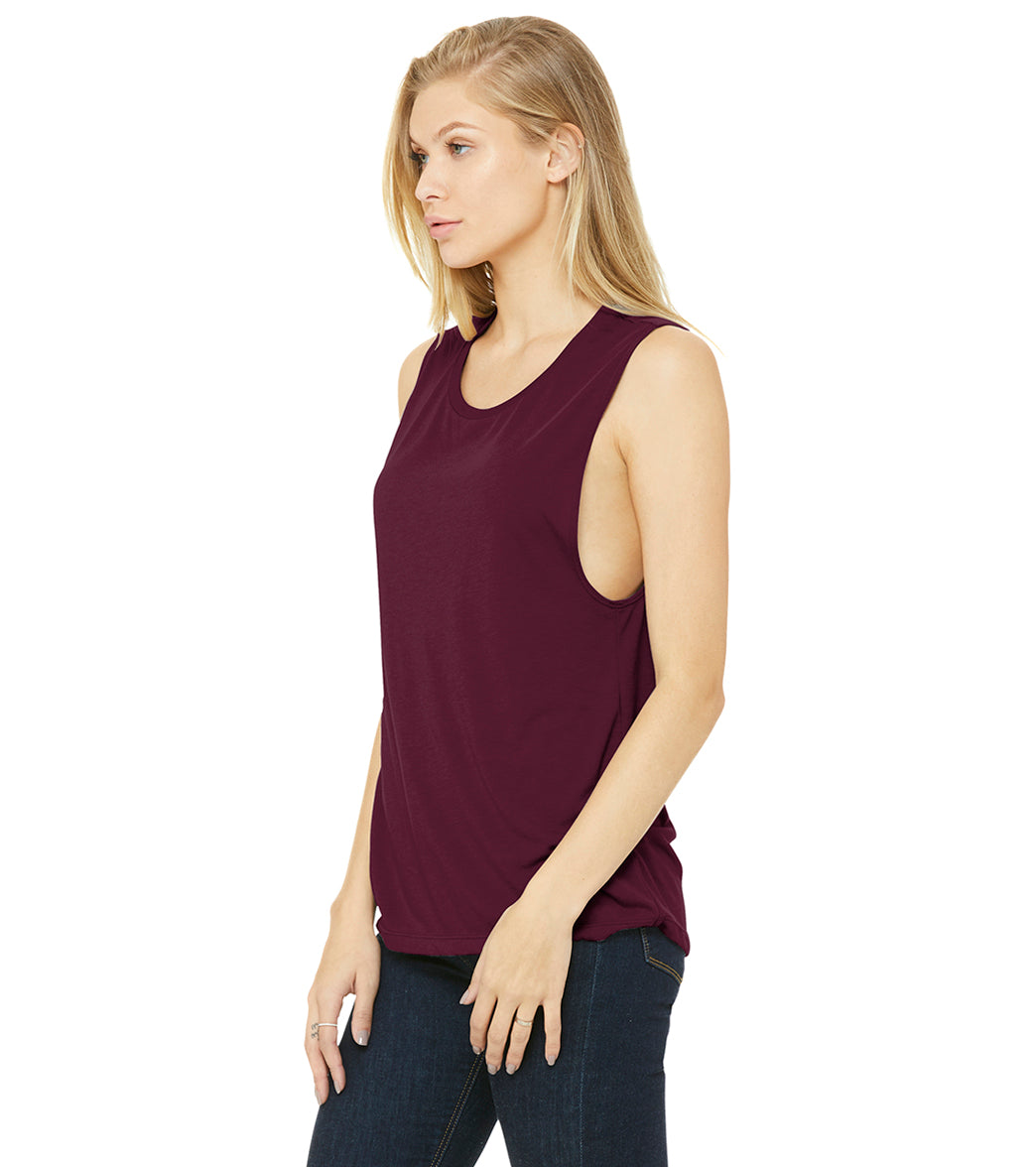 Bella + Canvas Women’s Flowy Scoop Muscle Tank