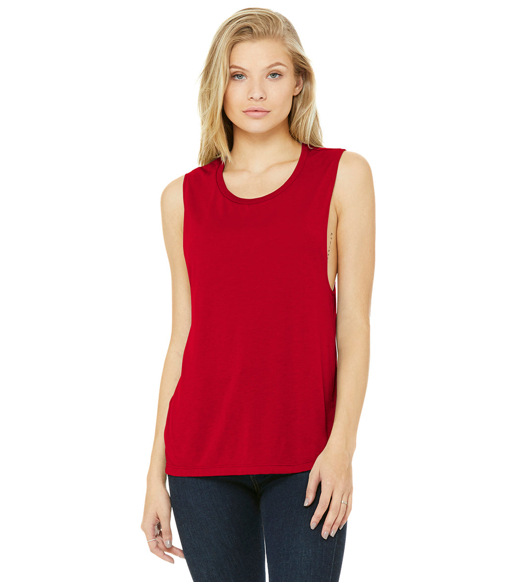 Bella + Canvas Women’s Flowy Scoop Muscle Tank
