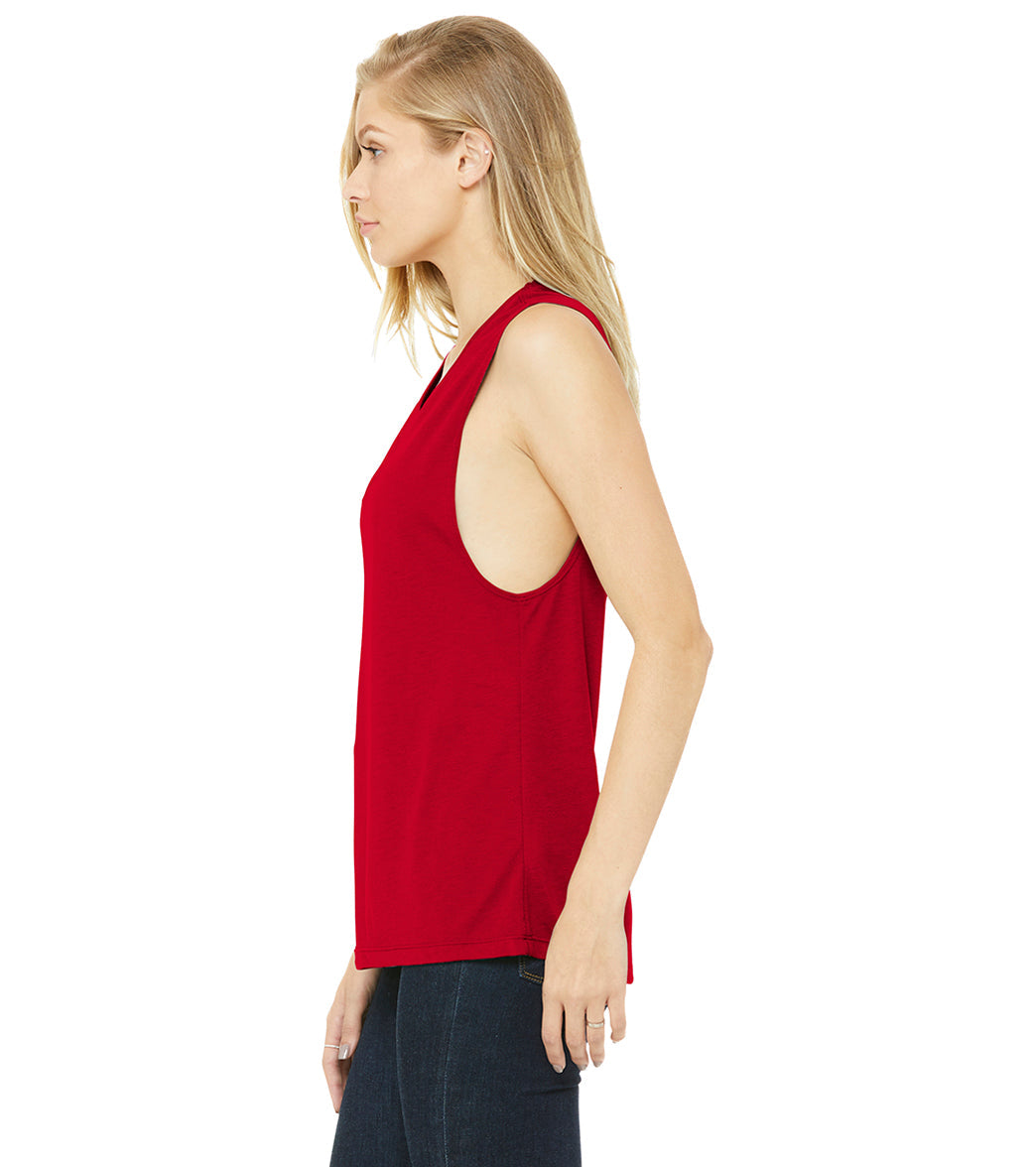Bella + Canvas Women’s Flowy Scoop Muscle Tank
