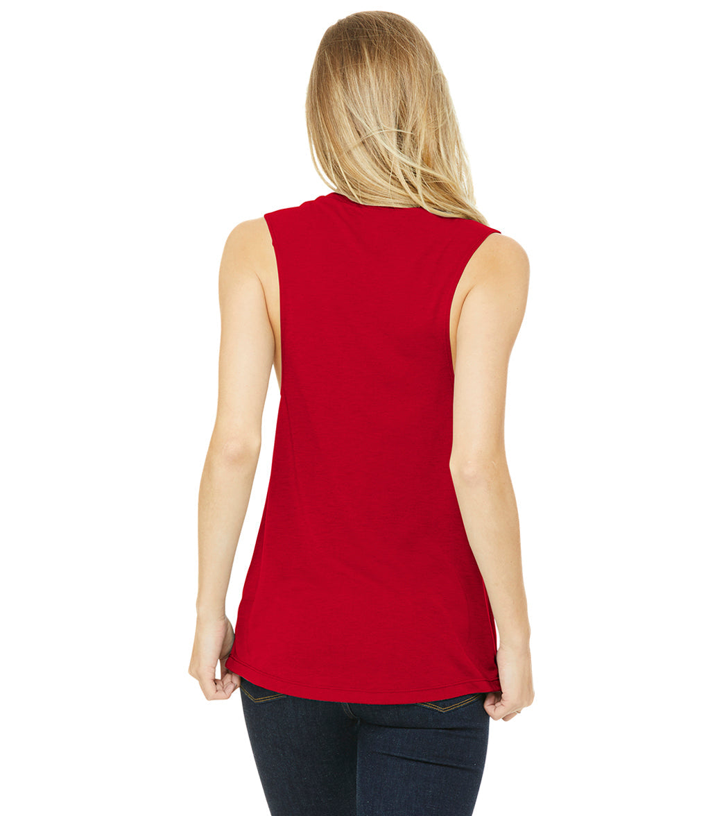 Bella + Canvas Women’s Flowy Scoop Muscle Tank