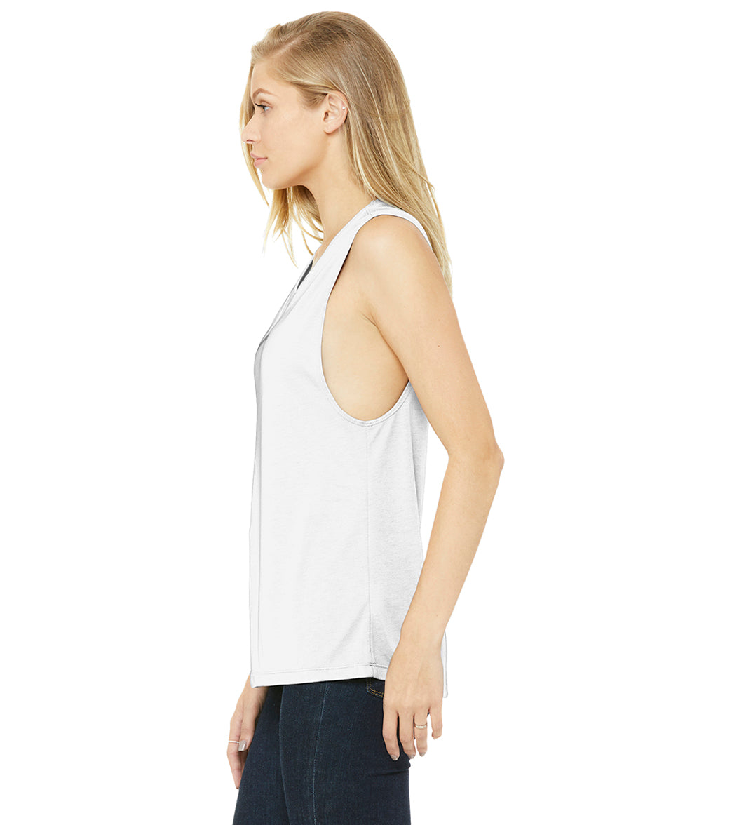 Bella + Canvas Women’s Flowy Scoop Muscle Tank