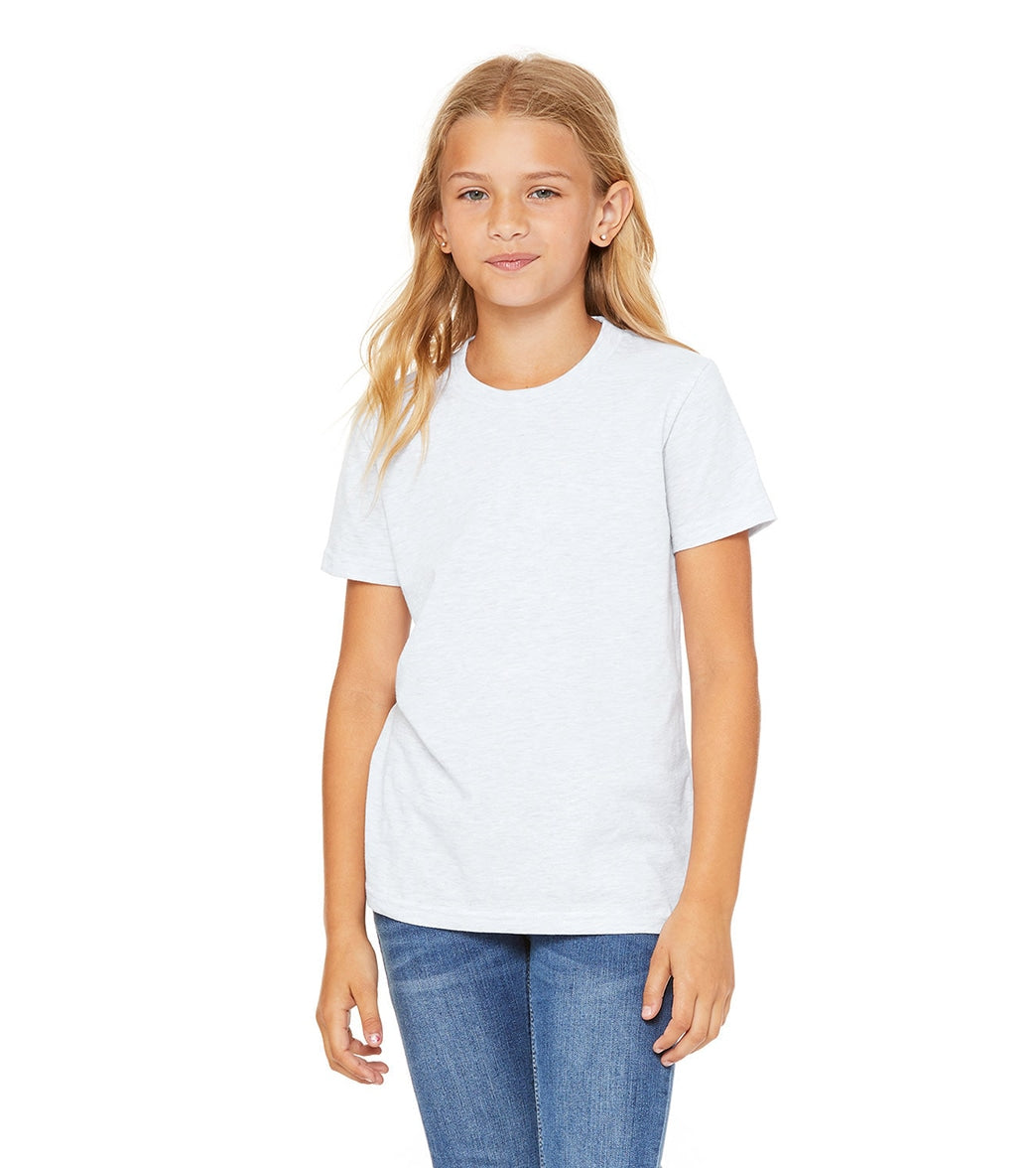 Bella + Canvas Youth Jersey T-Shirt - Ash - L