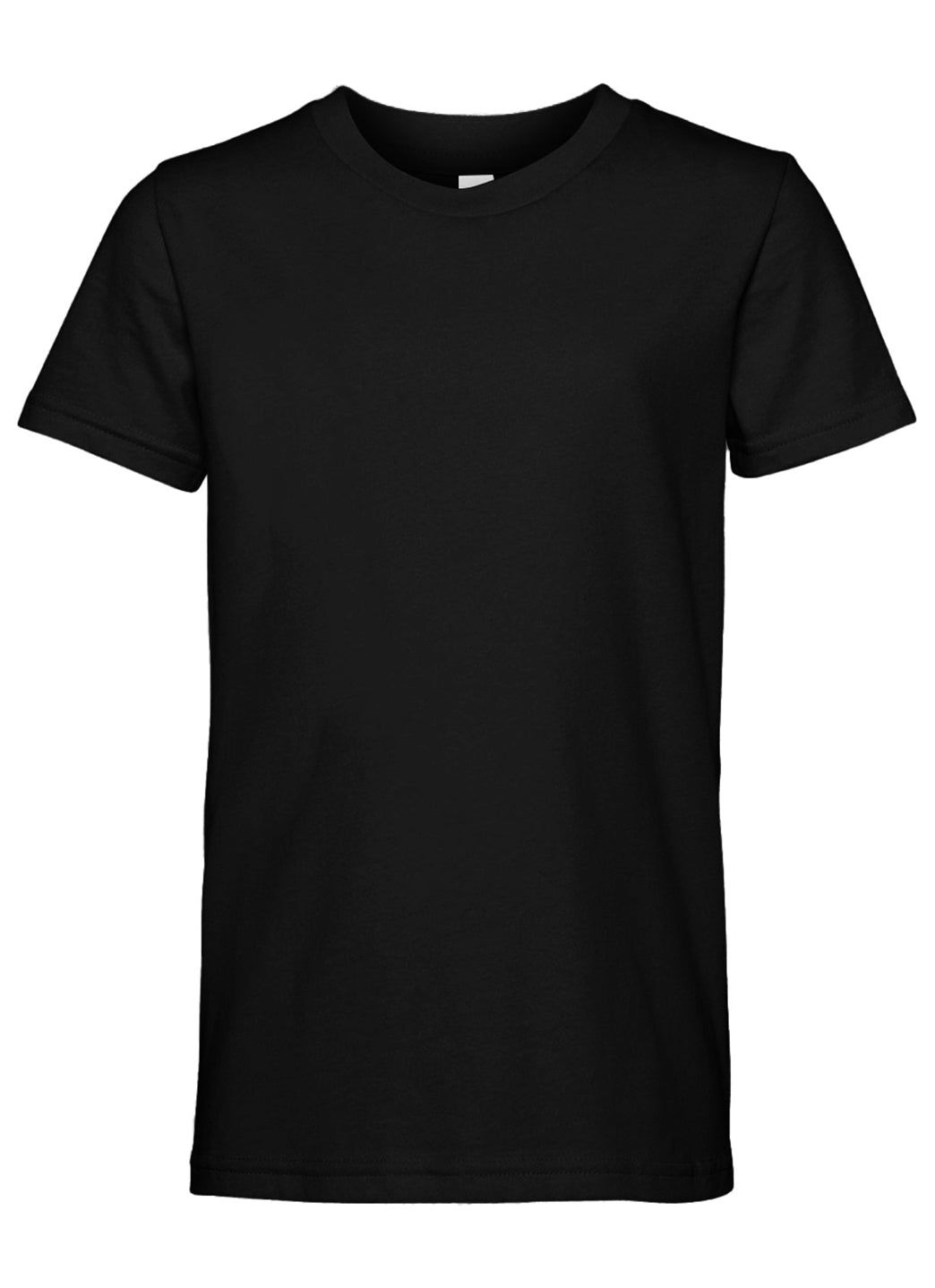 Bella + Canvas Youth Jersey T-Shirt - Black - L