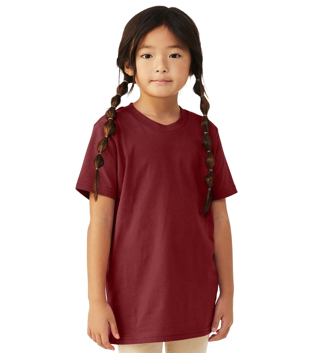 Bella + Canvas Youth Jersey T-Shirt - Cardinal - L