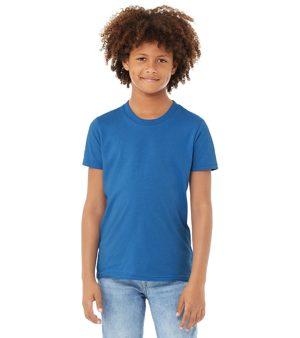 Bella + Canvas Youth Jersey T-Shirt - Columbia Blue - L