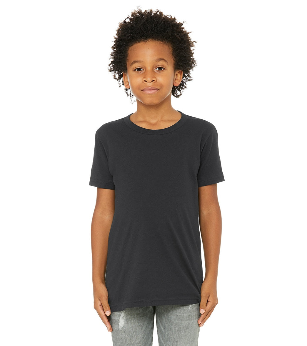 Bella + Canvas Youth Jersey T-Shirt - Dark Grey - L