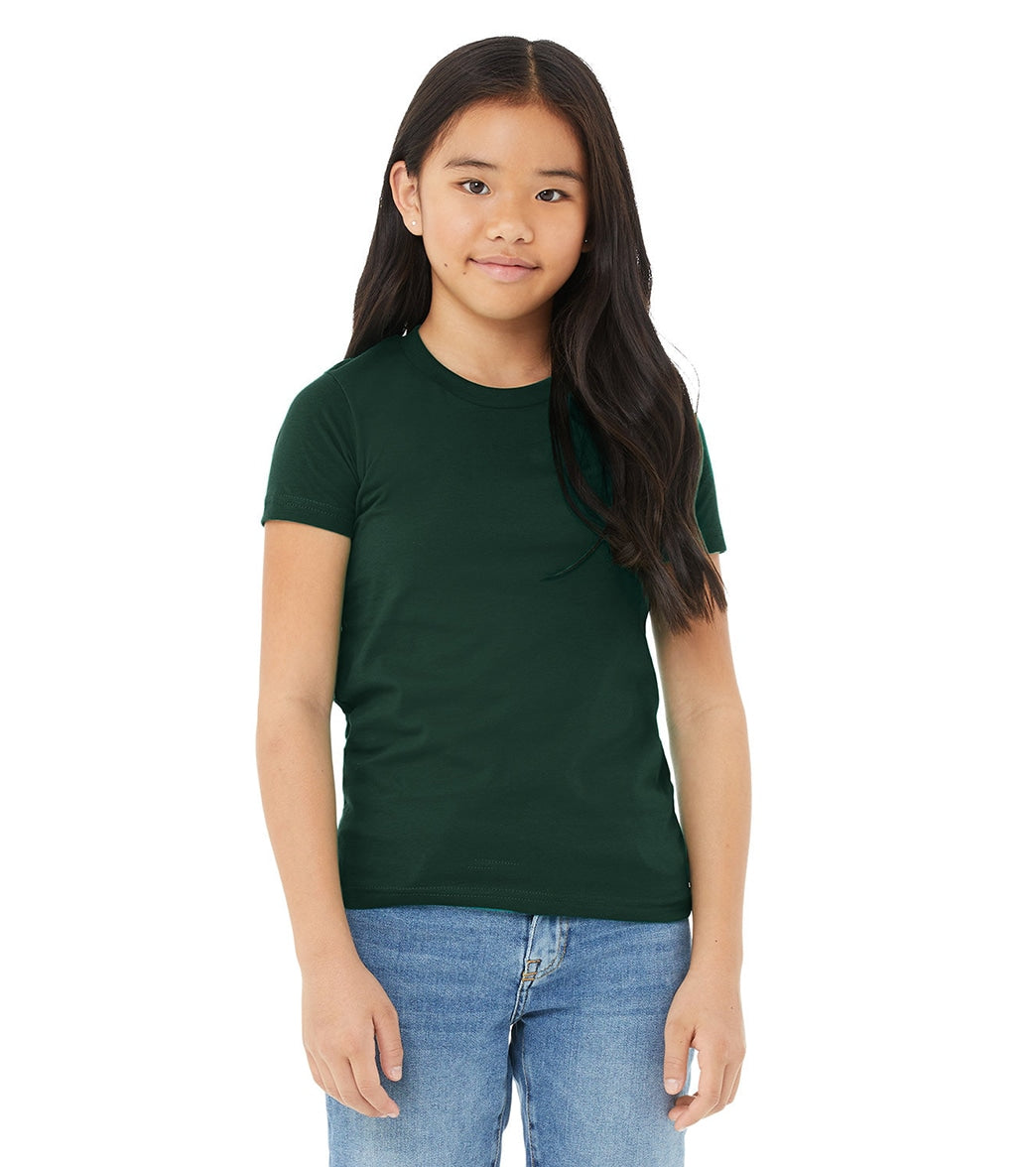 Bella + Canvas Youth Jersey T-Shirt - Forest - L