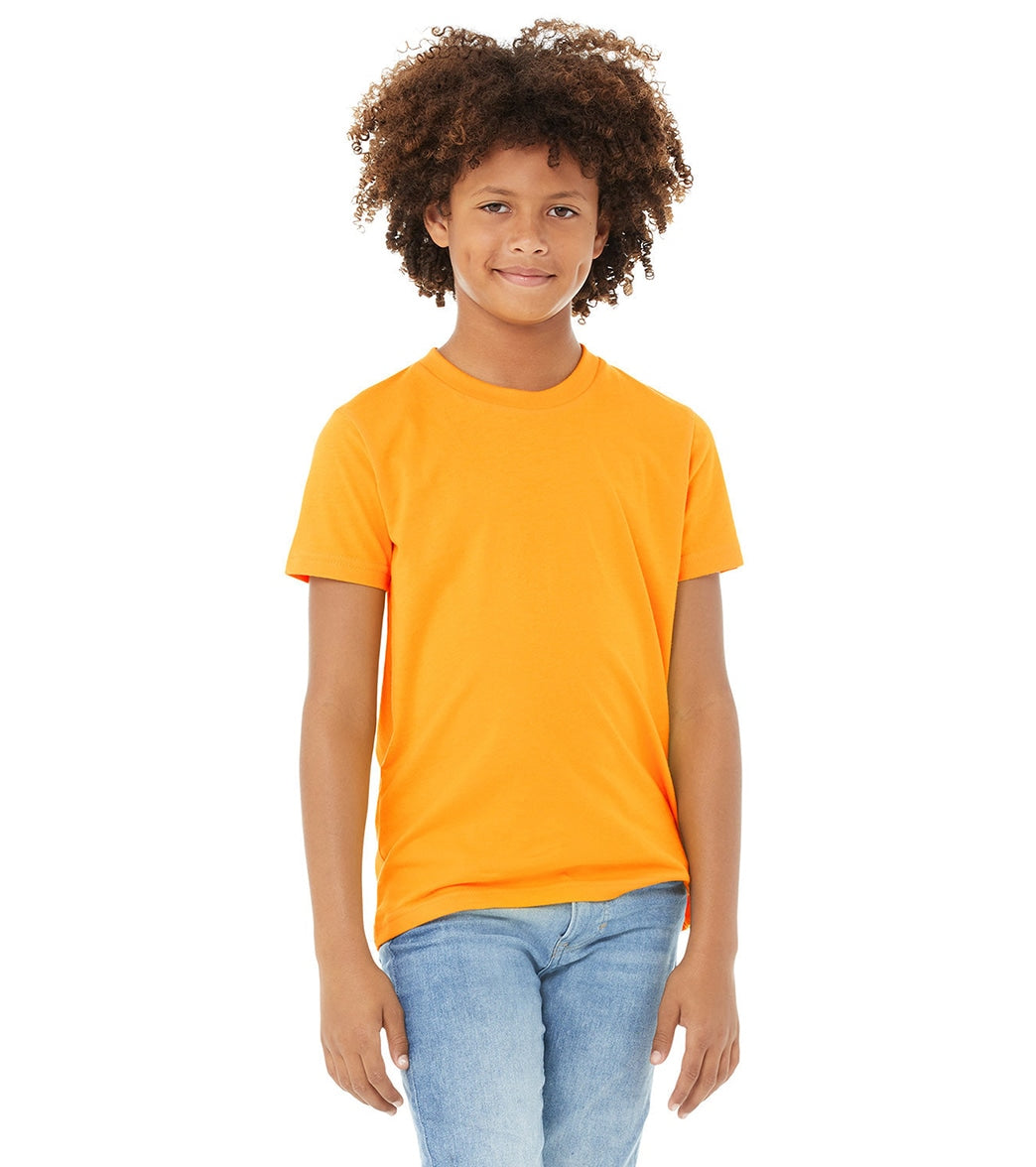 Bella + Canvas Youth Jersey T-Shirt - Gold - L