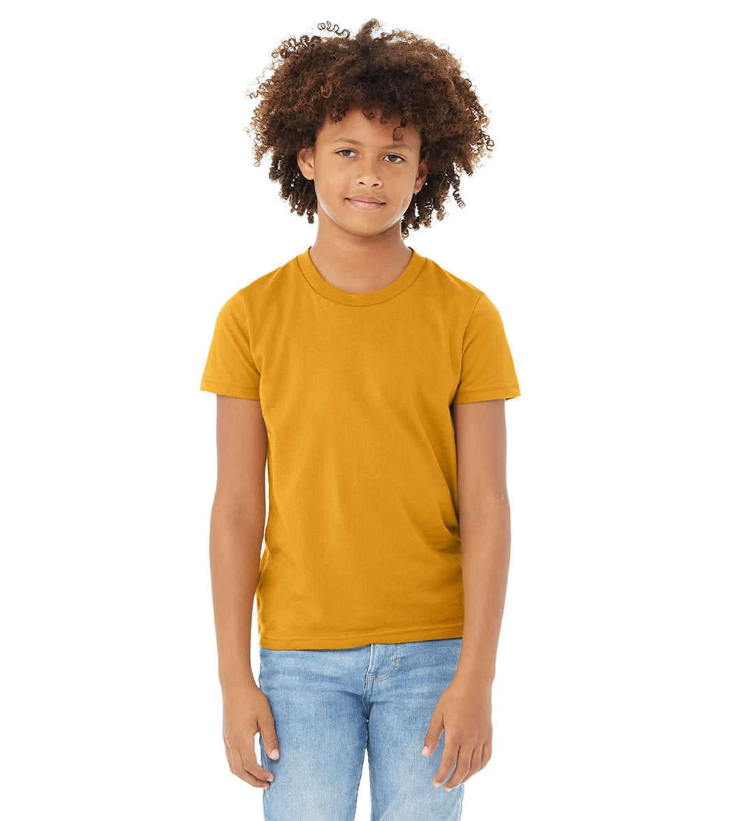 Bella + Canvas Youth Jersey T-Shirt - Mustard - L