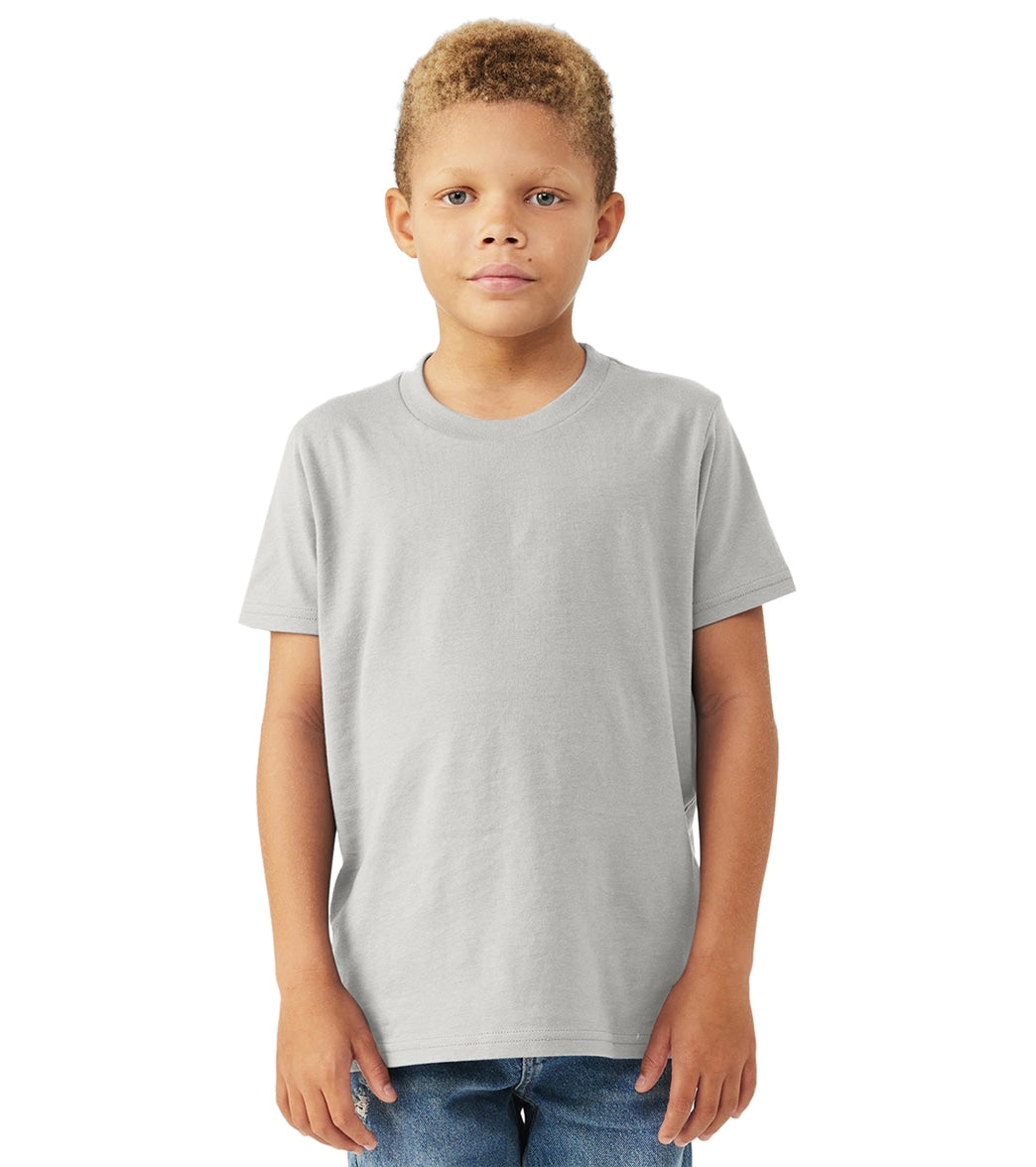 Bella + Canvas Youth Jersey T-Shirt - Silver - L