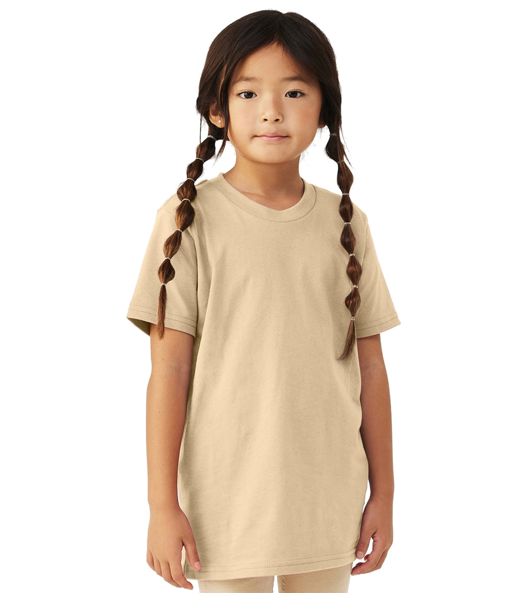 Bella + Canvas Youth Jersey T-Shirt - Soft Cream - L