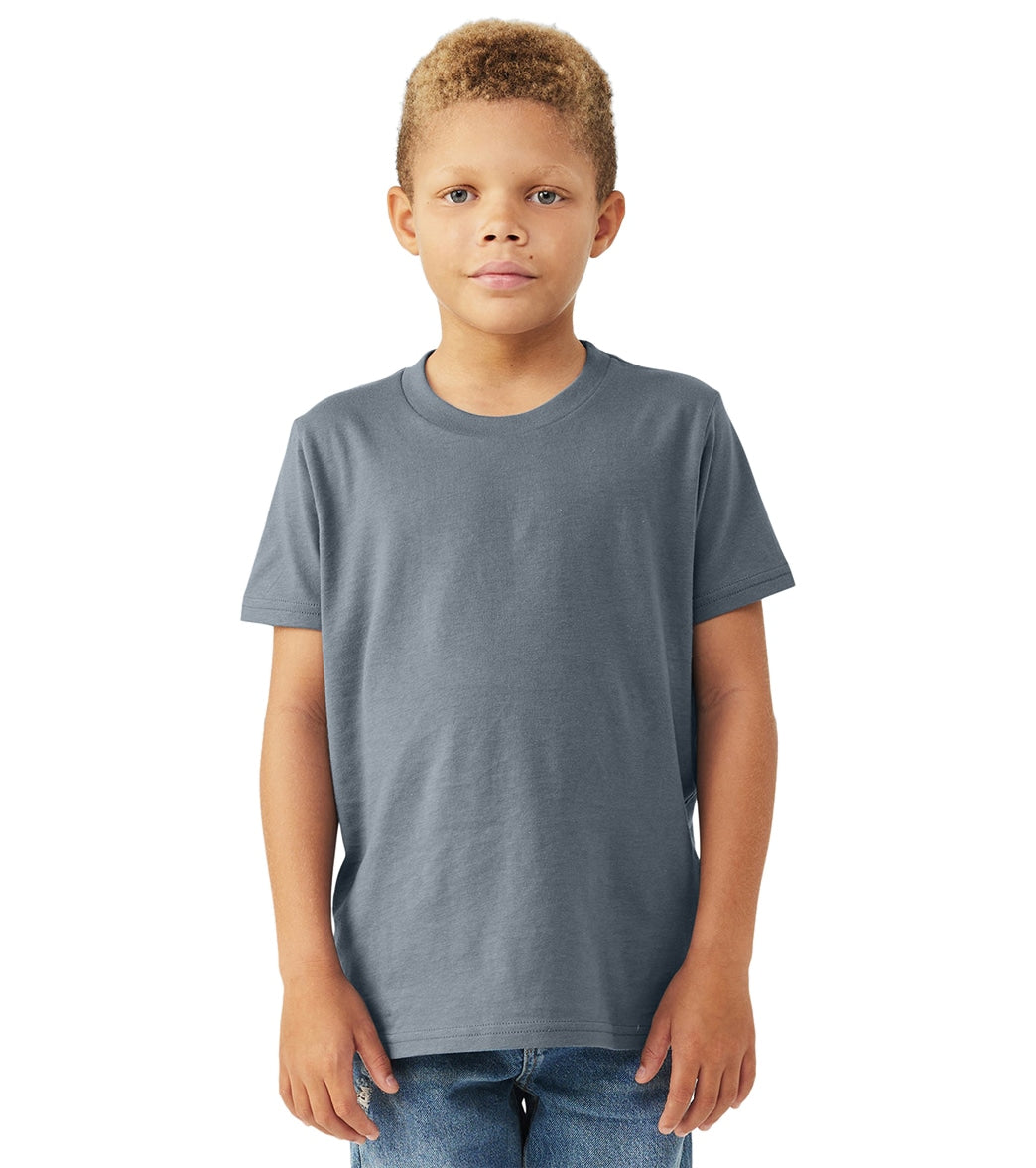 Bella + Canvas Youth Jersey T-Shirt - Steel Blue - L